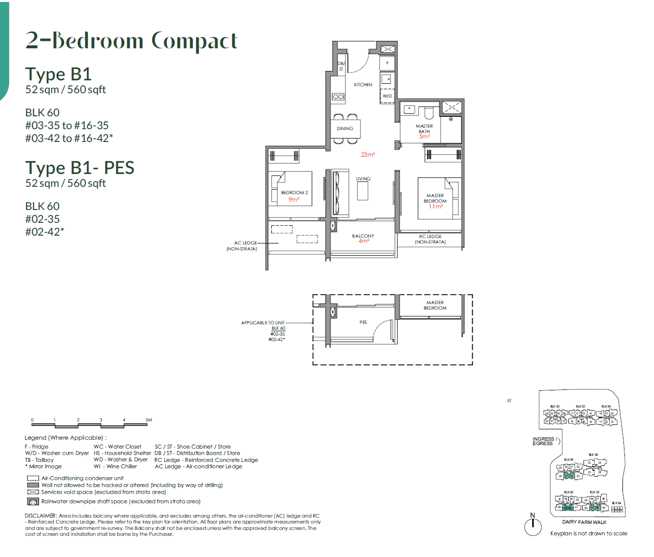 Narra Residences 1 Bedroom Floor Plan 3